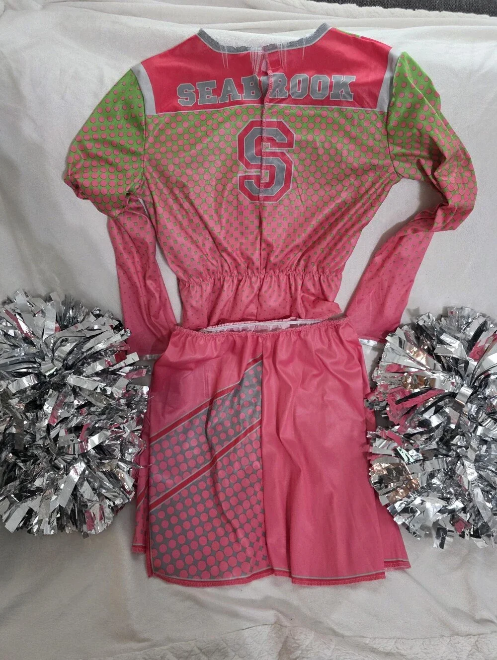 Disney Zombies Addison Cheerleader Halloween Costume with Pom Poms